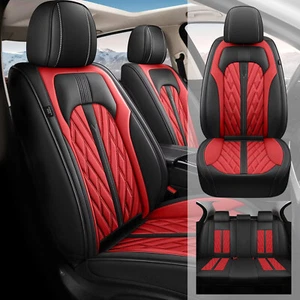 Breathable Car 5-Seat Covers Faux Leather Full Set Pad For FORD Edge 2007-2024 - Picture 1 of 8