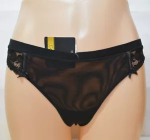 DIANE POITIERE Women's Shaping Thong, Color Black, Size Large - Picture 1 of 4
