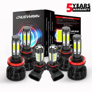 Faros antiniebla altos/bajos LED para Subaru Impreza 2008 2009 2010 2011 A - Imagen 1 de 16