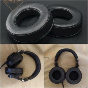 Sheepskin Leather Memory Foam Ear Pads For Audio-Technica ATH-M50x Headphone - Picture 1 of 13
