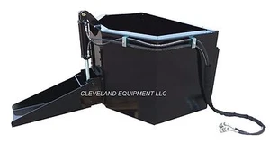 NEW HYDRAULIC CONCRETE BUCKET ATTACHMENT Skid-Steer Track Loader John Deere Gehl - Picture 1 of 8