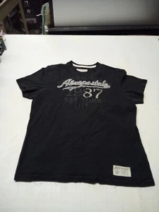 Aeropostale Adult T-shirt Top Size XL Blue Embroidered Graphic Short Sleeve - Picture 1 of 4