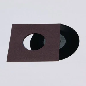 100 szt. antracyt/czarny Premium Single 7" płyty gramofonowe wewnętrzne okładki 80 gr. - Zdjęcie 1 z 3