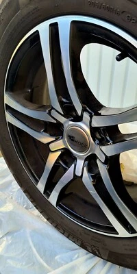 Reifenset MICHELIN ENERGY SAVER MO 205/60/ R16 mit Felgen BROCK polierte Front - Bild 1 von 4