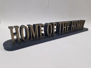 Home Of The Hobby - 3D Shop Display Collection Sign Collectors Display - Picture 1 of 4