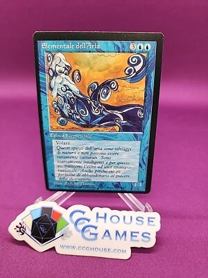 Air Elemental Revised Italian FBB Miscut Off Center Misprint Rare MTG *CCGHouse* - Image 1 of 4