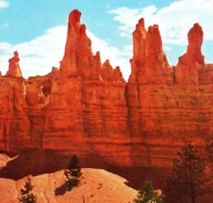 The Queens Garden Bryce Canyon National Park Paunsaugunt Utah Vintage Postcard - Picture 1 of 3