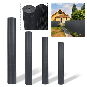 PVC Sichtschutzmatte Windschutz Sichtschutzzaun Anthrazit Gartenzaun Zaun Gitter - Bild 1 von 17