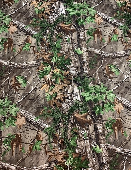 Tela de poliéster REALTREE Hardwoods Xtra verde camuflaje 55" por yarda Foto 1 de 4