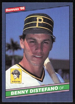 1986 Donruss #78 Benny Distefano   - FREE SHIPPING - Image 1 of 2