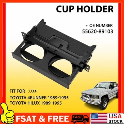 Portavasos panel de instrumentos para camioneta Toyota 1989-95 4Runner Hilux 55620-89103 Foto 1 de 4