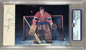 Cartolina firmata Ken Dryden 1975 Montreal Canadiens Hockey HOF autografo PSA/DNA - Foto 1 di 4