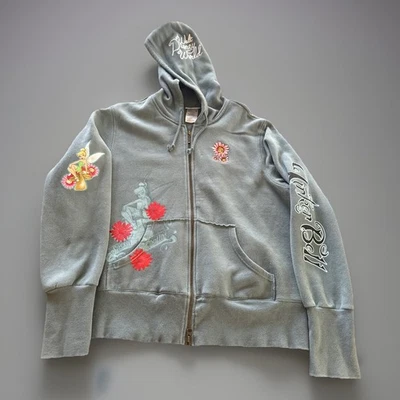 Толстовка с капюшоном на молнии Walt Disney World 2XL Tinker Bell дизайн вышивка спереди сзади капюшон G - Изображение 1 из 4