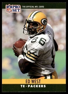 1990 Pro Set Ed West Green Bay Packers #115 - Picture 1 of 2