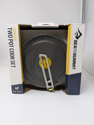 NEW: Sea to Summit Frontier 2 Pot Cook Set: 4 Person: bowl/spork/knife - Image 1 of 2