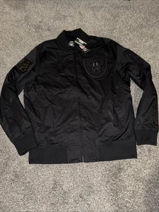 Giacca Oakland Raiders Pro Standard retrò peso medio uomo taglia 3XL blackout rara - Foto 1 di 9