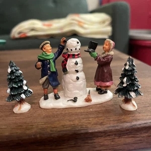 Lemax Our Snowman Kids 1999 #9815365 Retired Figuren Weihnachtsdorf - Bild 1 von 7