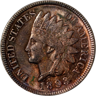 Centavo indio 1893 grandes ofertas de The Executive Coin Company Foto 1 de 2