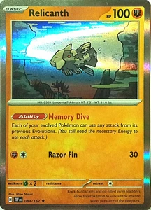 Relicanth Temporal Forces Pokémon TCG 084/162 Holo Rare  - Picture 1 of 1