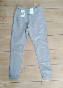 Nike Men’s Grey Standard Fit Tapered Fit Joggers Size S BNWT - Picture 1 of 11