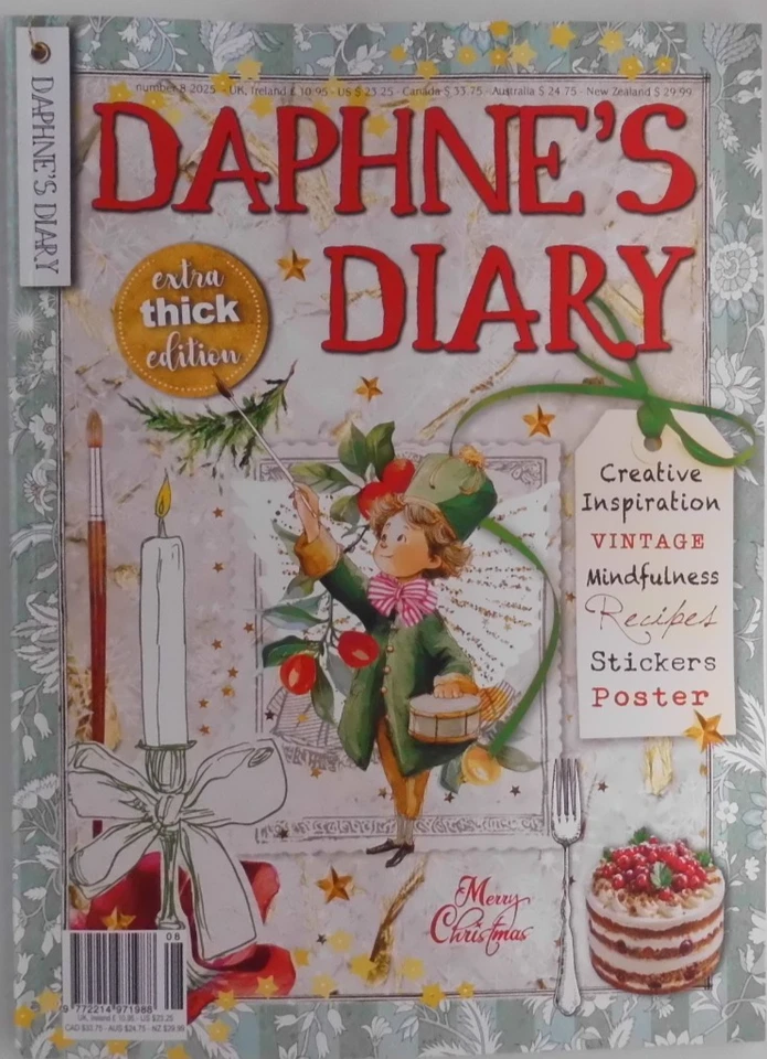 Daphne's Diary magazine #8 2025 Christmas Vintage Garden Recipes Trips Recipe - Image 1 of 1