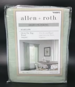 Allen+Roth Harlow - Tie Top Panel - Seagreen - 50x84” - 4140912 Seagreen - Picture 1 of 3