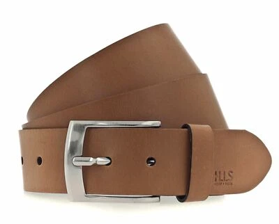 H.I.S 40mm Leather Belt W90 Cognac - Imagen 1 de 2