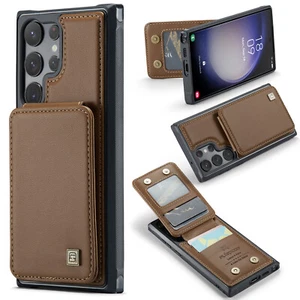 For Samsung Galaxy S23 Ultra S22 S21 Plus RFID Blocking Leather Wallet Card Case - Picture 1 of 79