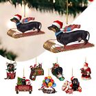 Christmas Dogs Ornament Double Sided Acrylic Christmas Tree Pendant Hot