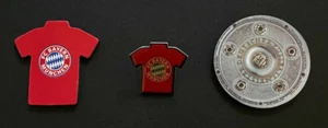 FC Bayern München Set 2x Magnet 1x Pin Meister Meisterschale Fussball - Bild 1 von 2