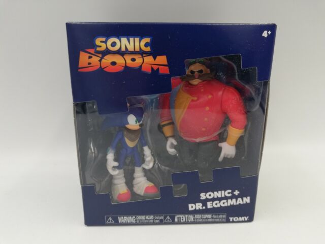 Sonic the hedgehog boom 3 pack Dr Eggman Shadow Sonic Tomy nib toy figure