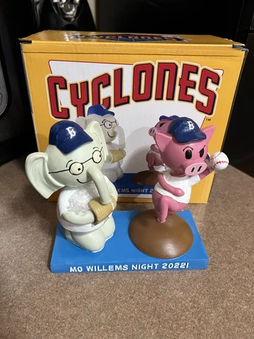 MO WILLEMS 2022 PIGGIE ELEPHANT BOBBLEHEAD BROOKLYN CYCLONES NY NEW YORK METS Cover