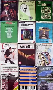 Accordion sheet music books, different genres and levels - Picture 1 of 32