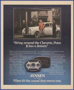 Vintage 1982 JENSEN 6x9 Car Audio Speakers Ephemera 80's Print Ad - Picture 1 of 1