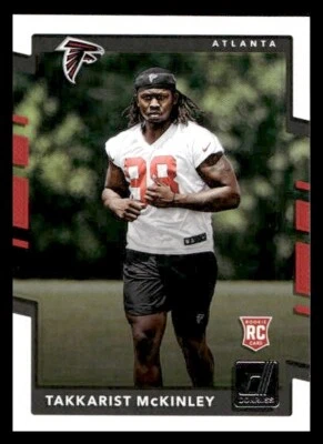 2017 Donruss #400 Takkarist McKinley Rookie Atlanta Falcons - Image 1 of 2
