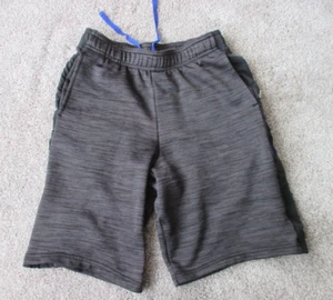 Champion Shorts Boys L 12-14, Athletic Black/Gray Drawstring Waist Pull On, VGC - Picture 1 of 9