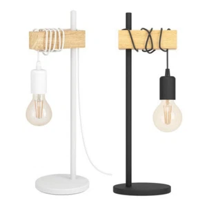 Lampada da Tavolo Townshend in Legno Vintage Eglo - Foto 1 di 8