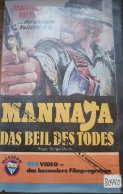 VHS Mannaja - Das Beil des Todes (1982)  FSK 18 Italowestern mit Maurizio Merli - Bild 1 von 4