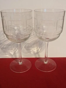 Rosenthal 1960er Jahre Studio-Line Quadrate Kristall Weinglas - Bild 1 von 3