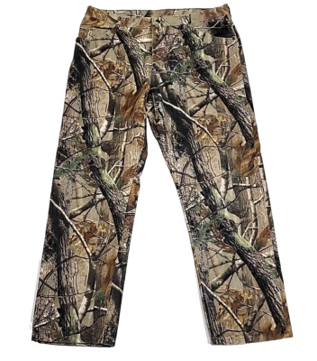 Vintage Wrangler Pro Realtree AP Camo Active Hunting Denim Jeans Men's 38x32 - Image 1 of 4