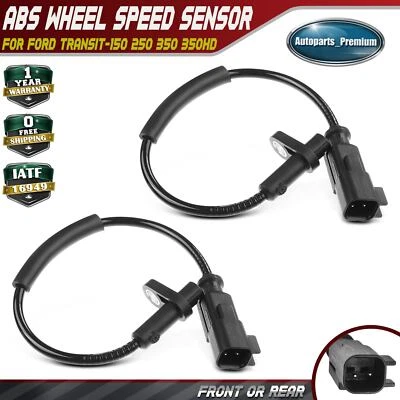 Front ABS Wheel Speed Sensor for Ford Transit 150 250 350HD w/ Dual Rear Wheel - Image 1 of 4