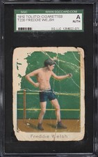 1910 T220 Tolstoi Boxing - Freddie Welsh - SGC AUTH