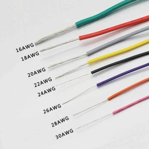 1M/5M/10M 16AWG 18AWG 20AWG 22AWG - 30 AWG Stranded Cable UL1007 Wire 300V 80°C  - Picture 1 of 8