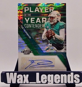 2022 Contenders Optic Tua Tagovailoa Green Pulsar Player Of The Year Auto /30 - Picture 1 of 2