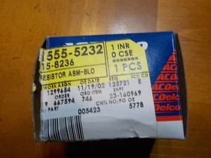 ACDELCO RESISTER NOS 155-5232 IN BOX - Bild 1 von 4