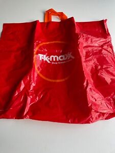 T K MAXX Large PLASTIC CARRIER BAG SIZE APPROX 68 X 56CM