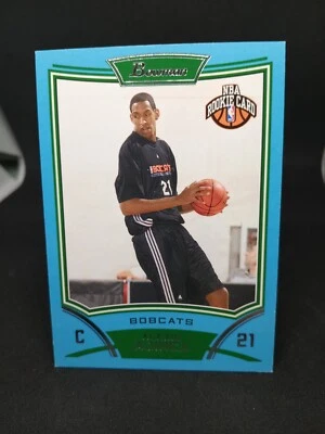 2008-09 NBA Bowman Basketball Blue /499 Alexis Ajinca Bobcats - Image 1 of 2