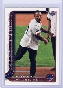 Rangers Adrian Beltre 2025 Topps Series 1 First Pitch #FP-8 - Picture 1 of 2