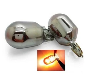 2x Ampoules WY21W T20 Orange Chromée pour Clignotants WX3x16d 12V - Photo 1/1