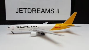 1/400 KALITTA AIR / DHL BOEING 767-300F N763CK 2010'S DHL COLORS JC WINGS - Picture 1 of 10